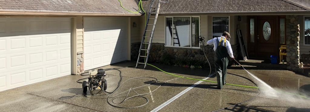 Driveway cleaning